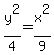 y%5E2%2F4+=+x%5E2%2F9