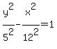 y%5E2%2F5%5E2-x%5E2%2F12%5E2=1
