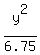 y%5E2%2F6.75