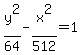 y%5E2%2F64-x%5E2%2F512=1