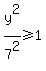 y%5E2%2F7%5E2%3E=1