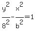 y%5E2%2F8%5E2-x%5E2%2Fb%5E2=1