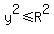 y%5E2%3C=R%5E2