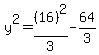 y%5E2=%2816%29%5E2%2F3-64%2F3