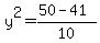 y%5E2=%2850-41%29%2F10