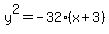 y%5E2=+-32%28x%2B3%29
