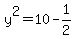y%5E2=10-1%2F2