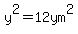 y%5E2=12ym%5E2%29