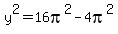 y%5E2=16pi%5E2-4pi%5E2