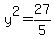 y%5E2=27%2F5