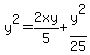 y%5E2=2xy%2F5%2By%5E2%2F25