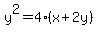 y%5E2=4%28x%2B2y%29