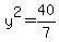 y%5E2=40%2F7