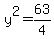 y%5E2=63%2F4