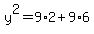 y%5E2=9%2A2%2B9%2A6