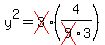 y%5E2=cross%283%29%284%2Fcross%289%293%29