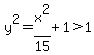 y%5E2=x%5E2%2F15%2B1%3E1