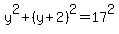 y%5E2+%2B+%28y%2B2%29%5E2+=+17%5E2