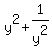 y%5E2+%2B+1%2Fy%5E2