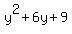 y%5E2+%2B+6y+%2B9