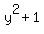 y%5E2+%2B1
