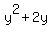 y%5E2+%2B2y+