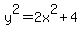 y%5E2+=+2x%5E2%2B4