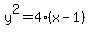 y%5E2+=+4%28x-1%29
