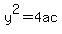 y%5E2+=+4ac