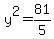 y%5E2+=+81%2F5