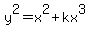 y%5E2+=+x%5E2+%2B+kx%5E3