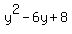 y%5E2+-6y+%2B8