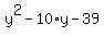 y%5E2-10%2Ay-39