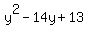 y%5E2-14y%2B13