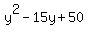 y%5E2-15y%2B50