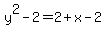 y%5E2-2+=+2%2Bx-2