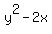 y%5E2-2x