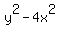 y%5E2-4x%5E2