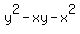 y%5E2-xy-x%5E2