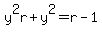 y%5E2r%2By%5E2=r-1