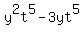 y%5E2t%5E5-3yt%5E5