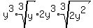 y%5E3%2Aroot%283%2Cy%29%2A2y%5E3%2Aroot%283%2C2y%5E2%29