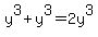 y%5E3%2By%5E3=2y%5E3