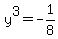y%5E3=-1%2F8
