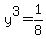 y%5E3=1%2F8