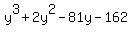 y%5E3+%2B+2y%5E2+-+81y+-+162