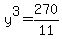 y%5E3+=+270%2F11