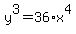 y%5E3+=+36%2Ax%5E4