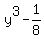 y%5E3-1%2F8