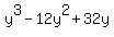 y%5E3-12y%5E2%2B32y